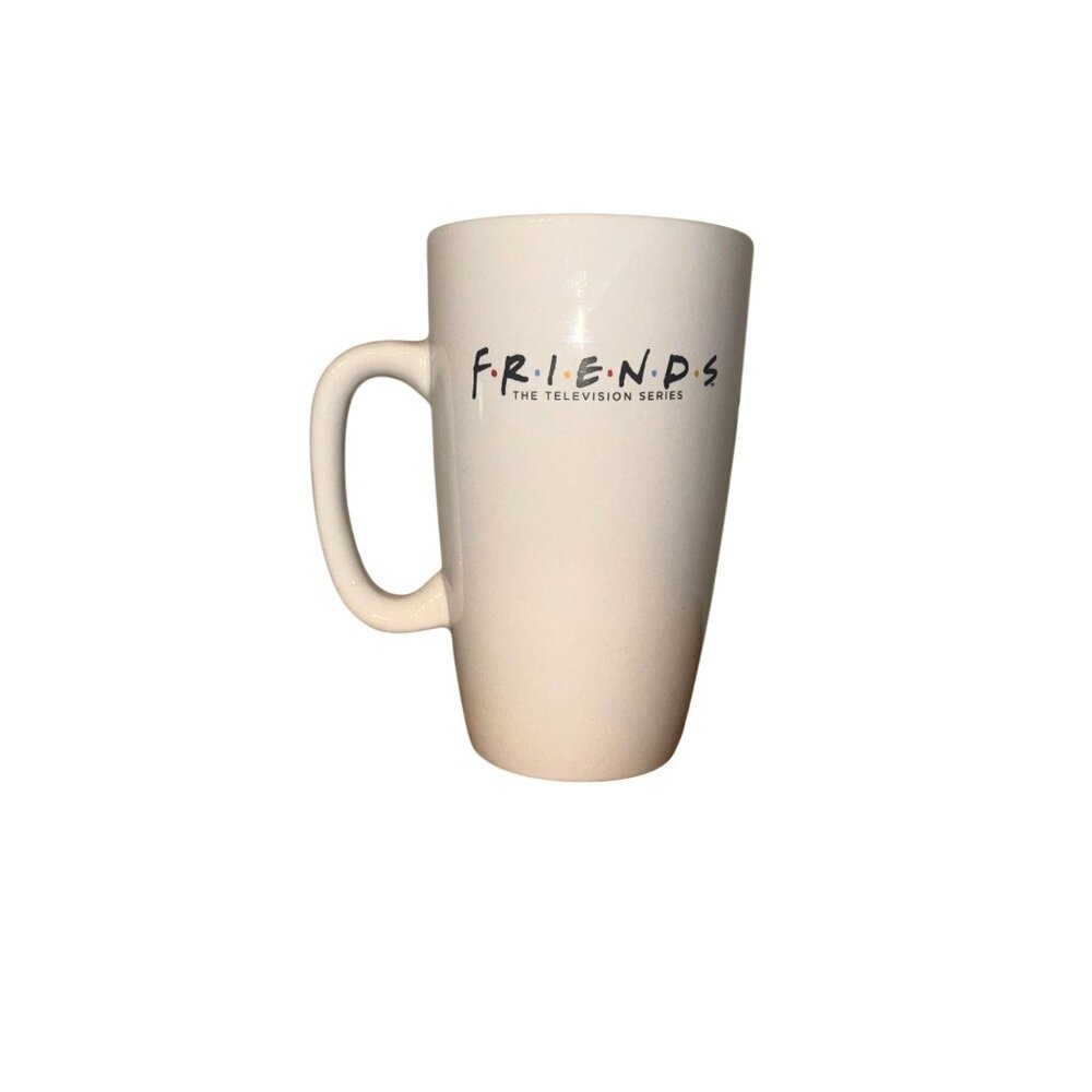 Friends TV Show White Ceramic Coffee Mug 16oz Stoneware Dishwasher & Microwave S